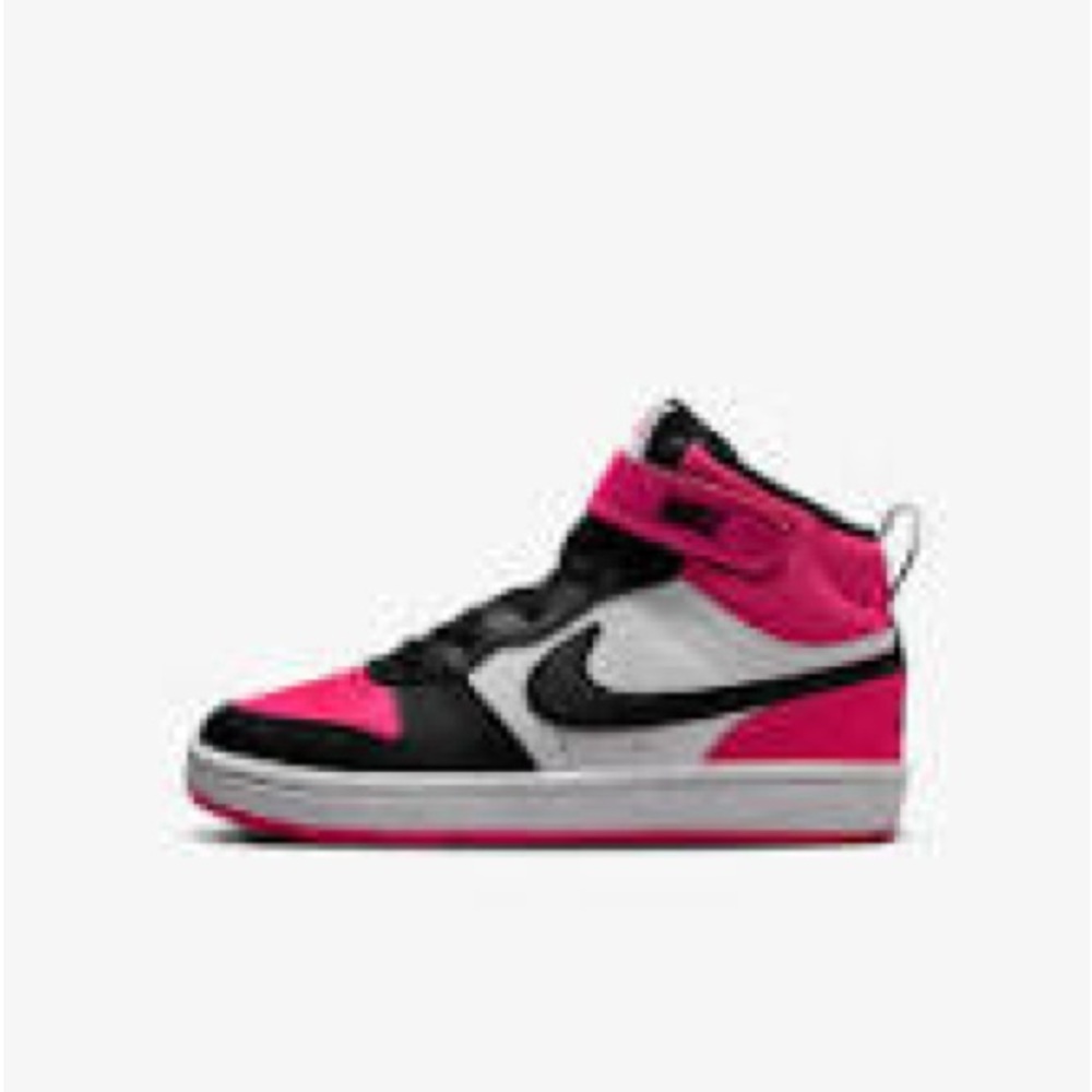 Nike Black and Pink Kids' Sneakers